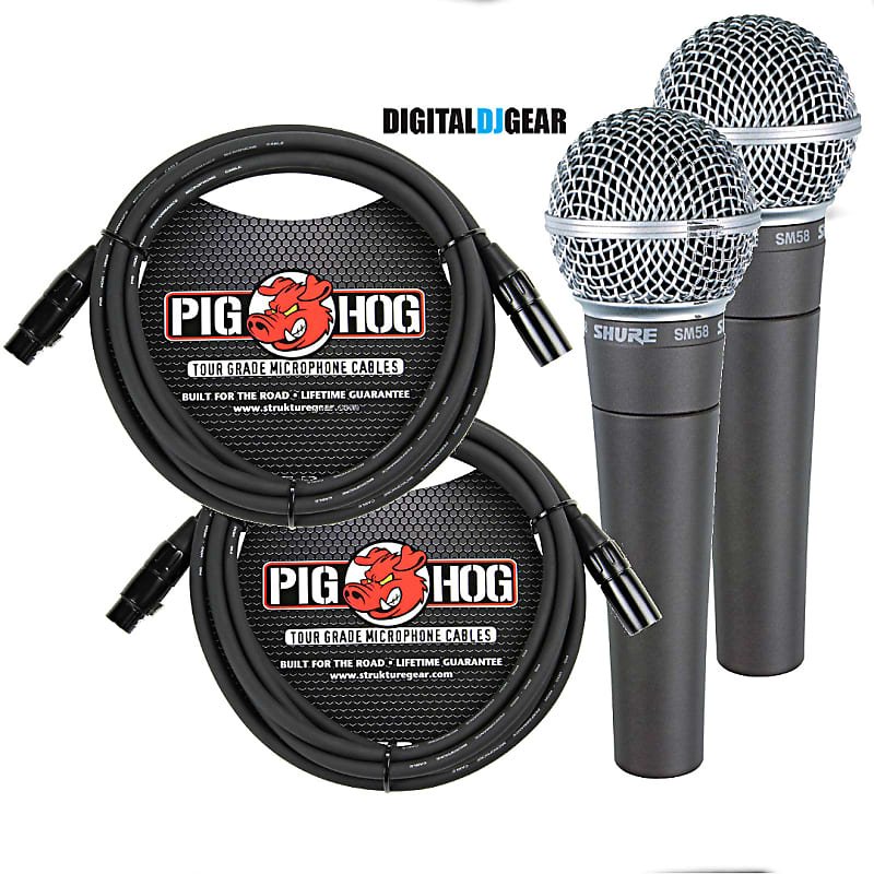 Микрофон Shure BPKG-SM58PAIRWCABLES
