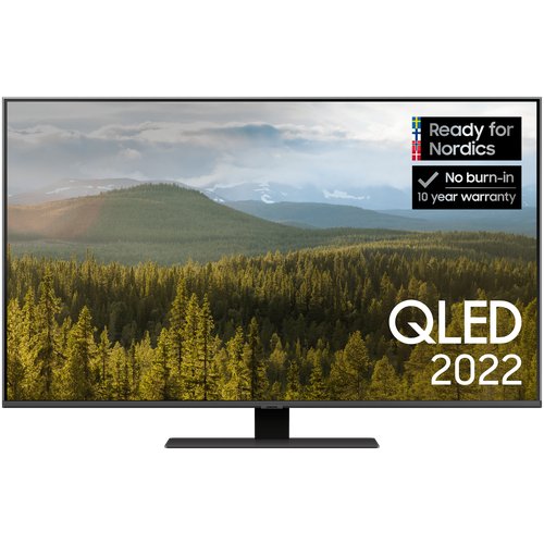 50' Телевизор Samsung QE50Q80BAT 2022, черный