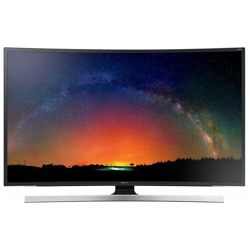 65' Телевизор Samsung UE65JS8500T 2015 QLED, LED, черный/серебристый