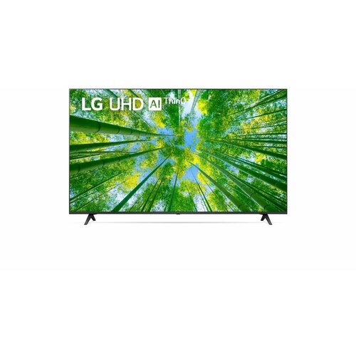 Телевизор LG 65UQ80006LB, 65 дюймов, Ultra HD 4K, Smart TV, цвет - металлический серый