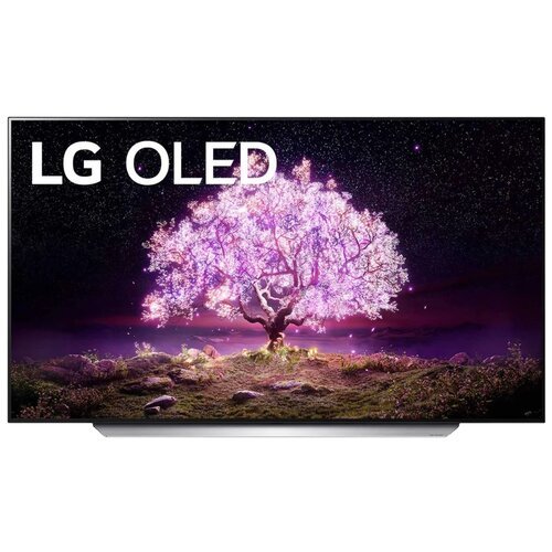 77' Телевизор LG OLED77C1RLA 2021 HDR, OLED, ванильный белый