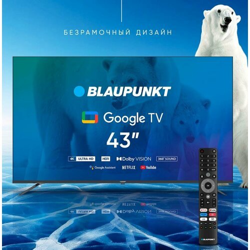 Телевизор BLAUPUNKT 43UGC6000T, черный