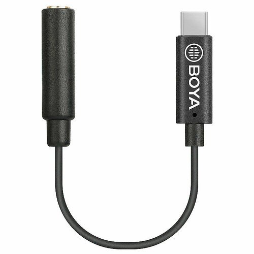 Boya BY-K9 Переходник 3,5 мм TRRS на USB Type-C