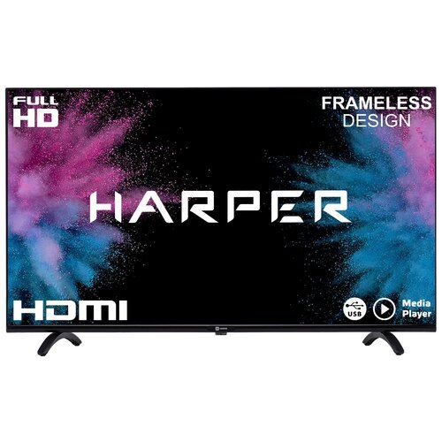 40' Телевизор HARPER 40F720T 2020 LED, HDR, черный