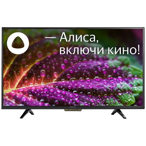 32' Телевизор VEKTA LD-32SR4815BS 2021 LED, HDR на платформе Яндекс.ТВ, черный