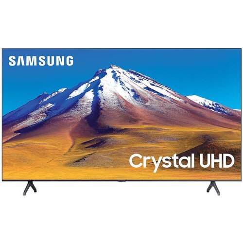 50' Телевизор Samsung UE50TU7090U 2020 LED, HDR, QLED, черный/серебристый