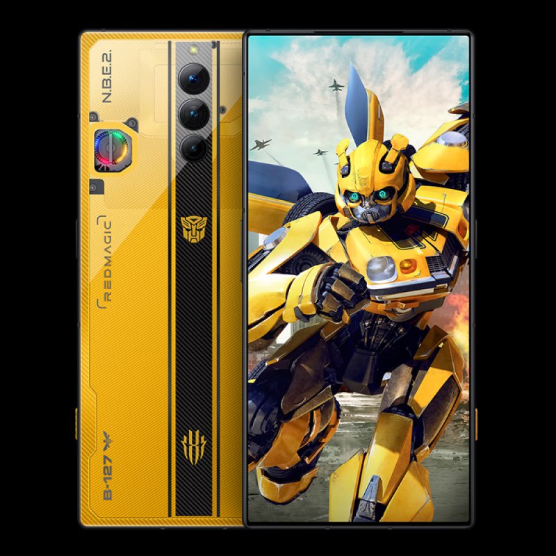 Смартфон REDMAGIC 8S Pro+, Bumblebee, 16Гб/512Гб, 2 Nano-SIM, желтый