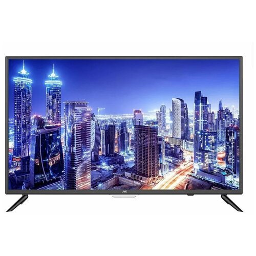 Телевизор JVC LT-32M595S, 32'' (81 см), 1366×768, HD, 16:9, SmartTV, WiFi, безрамочный, черный