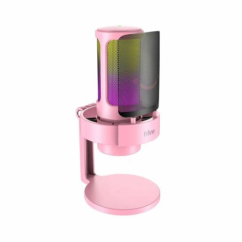 Fifine AmpliGame A8 pink конденсаторный usb микрофон