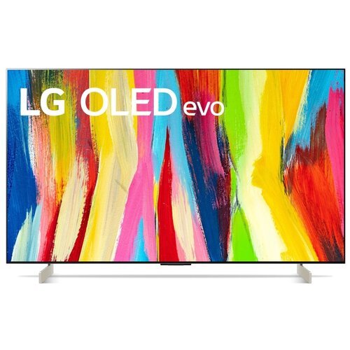 42' Телевизор LG OLED42C2RLB 2022 OLED, HDR, холодный беж