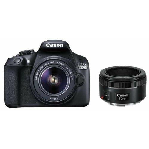 Фотоаппарат Canon 1300D kit EF 50mm f/1.8 STM