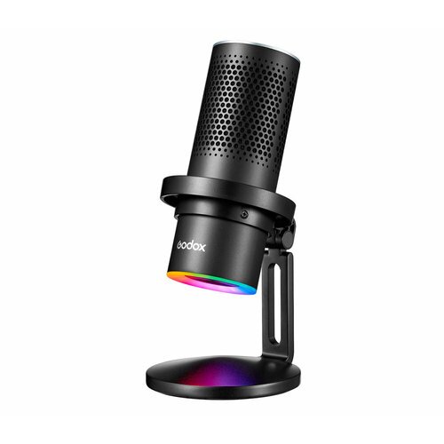 Микрофон Godox EM68X, настольный, USB, с RGB подсветкой