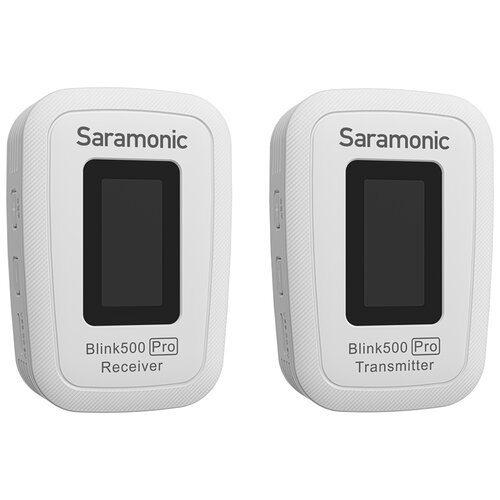 Радиосистема Saramonic Blink500 Pro B1W (TX+RX) 2,4Гц приемник + передатчик, разъем 3,5мм белый