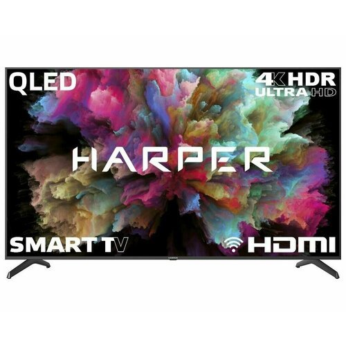 Телевизор 75' Harper 75Q850TS (4K UHD 3840x2160, Smart TV) черный