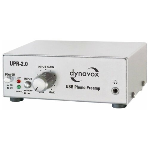 Усилитель для наушников стерео Dynavox UPR-2.0, серебристый