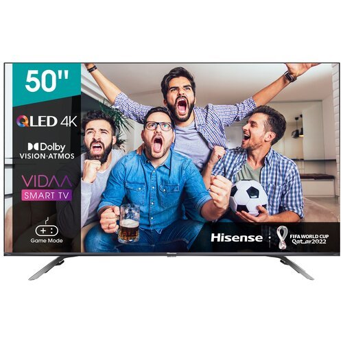 50' Телевизор Hisense 50E76GQ LED, QLED, HDR, темно-серый