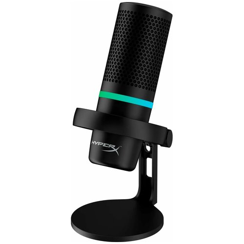 Микрофон проводной HyperX DuoCast, разъем: USB, черный, 1 шт