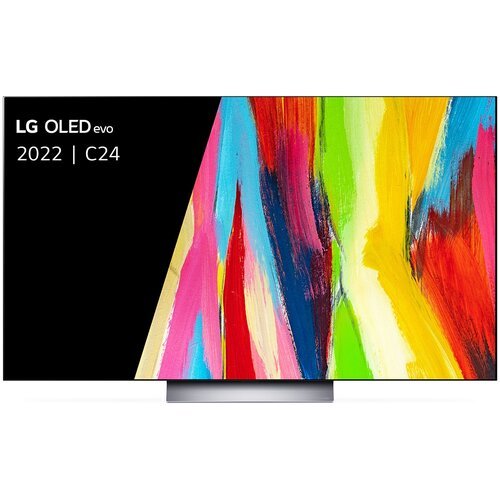 55' Телевизор LG OLED55C24LA 2022 HDR, OLED, LED, серый