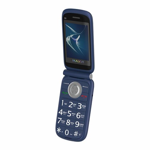 Телефон MAXVI E6, синий