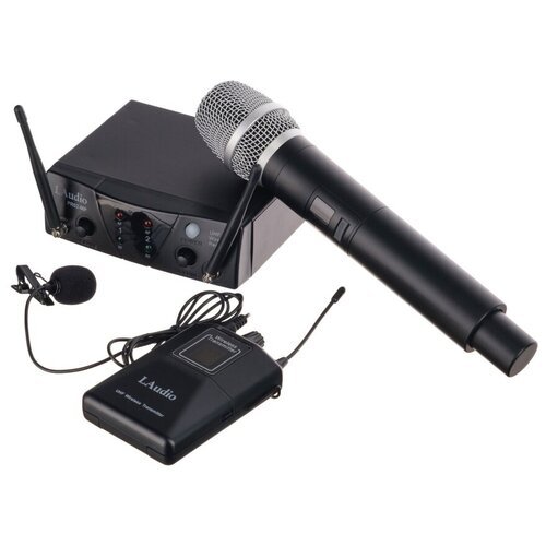 LAudio PRO2-MP Двухканальная радиосистема с ручным передатчиком и петличкой