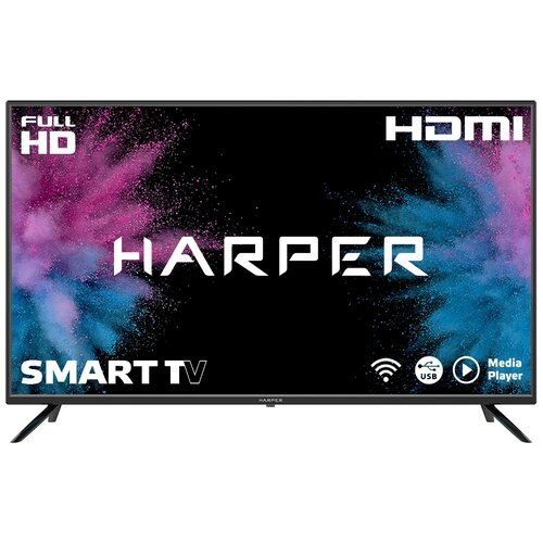 40' Телевизор HARPER Телевизор Harper 40F660TS 2018 2018 LED, HDR, OLED, черный