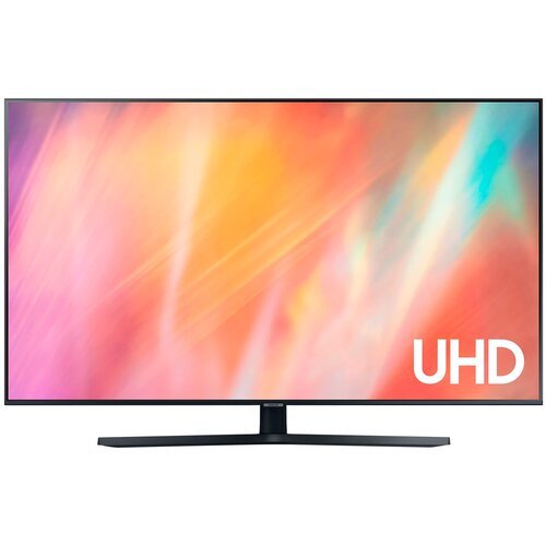 55' Телевизор Samsung UE55AU7500U 2021 LED, HDR, QLED RU, titan gray