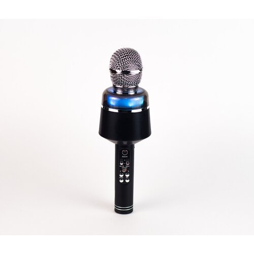 Беспроводной караоке микрофон Q008, 2 в 1, черный