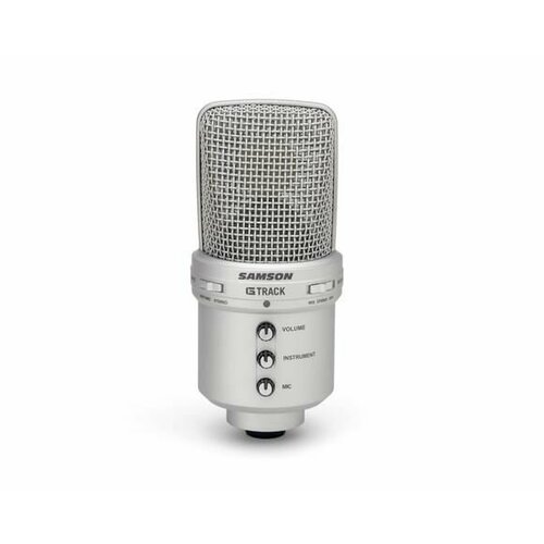 Студийный микрофон Samson G-track, USB Studio Condenser Mic, серебристый