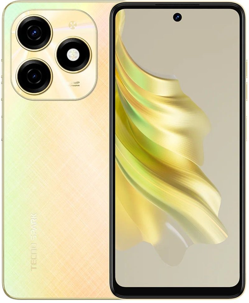 Смартфон Tecno Spark 20 8/128Gb Neon Gold