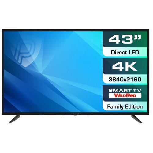 LCD(ЖК) телевизор Prestigio 43' TOP WR 4K (PTV43SS06X_CIS_BK)