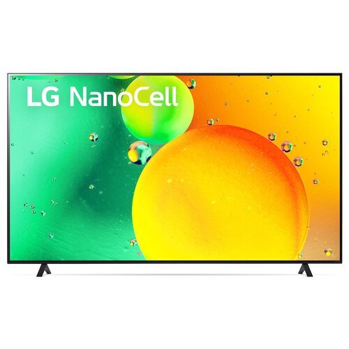 75' Телевизор LG 75NANO756QA 2022 NanoCell, HDR, LED, синяя сажа