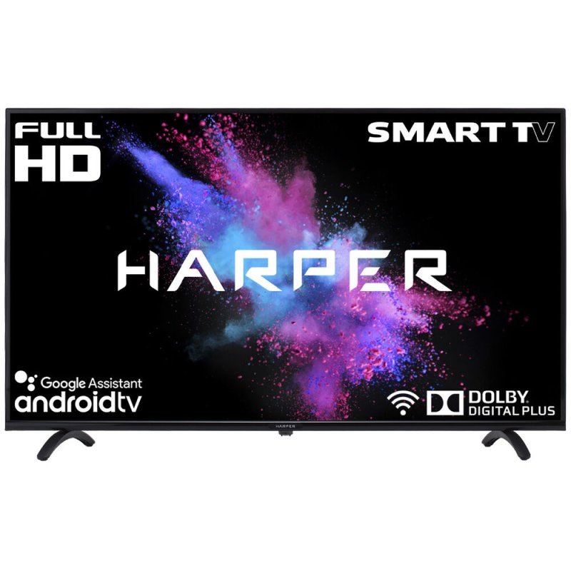Телевизор 40' Harper 40F720TS (Full HD 1920x1080, Smart TV) черный