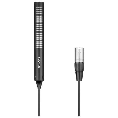 Микрофон проводной Saramonic SR-NV5X, разъем: XLR 3 pin (M), черный