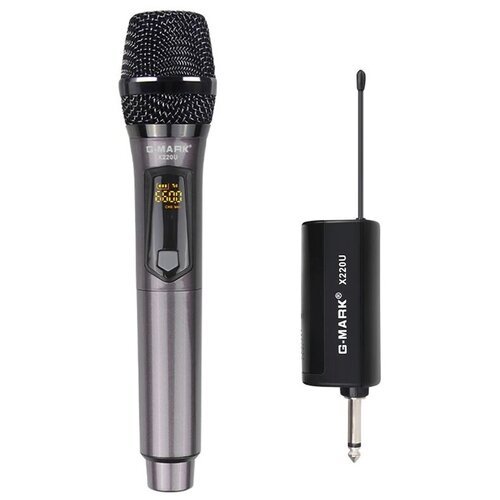 Радио микрофон G-Mark X220U серый