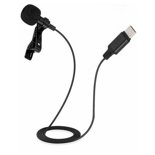 Петличный микрофон, петличный микрофон type-c, всенаправленный петличный микрофон для телефона с выходом USB Type-C