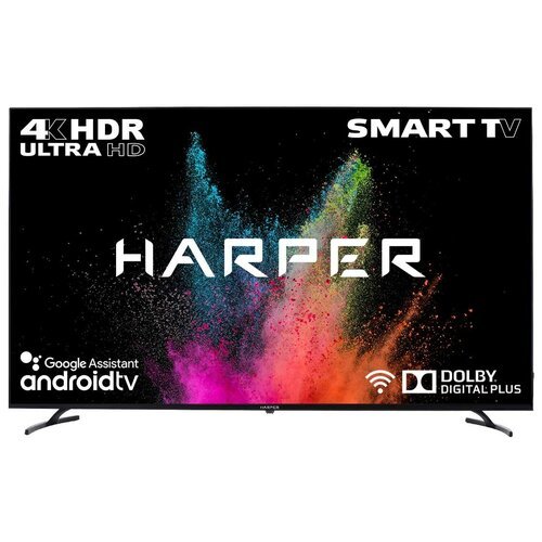 65' Телевизор HARPER 65U770TS 2020, черный
