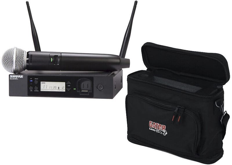 Микрофон Shure GLXD24R+/SM58-Z3 Digital Wireless Rack System w/ SM58 Microphone + GM-1W