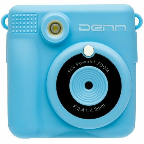 Фотоаппарат моментальной печати Denn Funny Cam TDC015BL синий