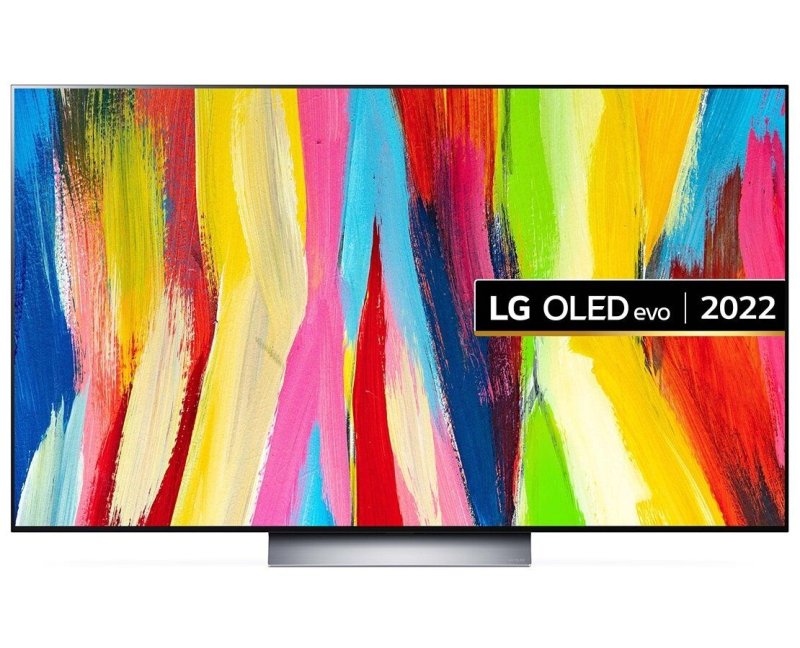 Телевизор LG 55' OLED55C24LA.ARUB темно-серый
